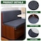 CRFATOP 2 Sets RV Dinette Cushion Covers Printed Camper Cushion Slipcover Stretch 2 Seat Sofa Chair Cover Furniture Protector for RV Camper Car Bench 2 Backrest Covers 2 Bench Covers03