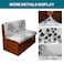 KRFOONN RV Dinette Cushion Covers Stretch Camper Cushions Cover Replacement Couch Cushion Slipcovers Washable Loveseat Slipcovers for Travel Trailer Couch 2 Backrest Cover 2 Bench Cover 01