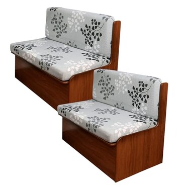KRFOONN RV Dinette Cushion Covers Stretch Camper Cushions Cover Replacement Couch Cushion Slipcovers Washable Loveseat Slipcovers for Travel Trailer Couch 2 Backrest Cover 2 Bench Cover 01