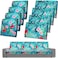 Spiareal 8 Pcs Waterproof Patio Stretch Sofa Cushion Cover Outdoor Cushion Cover Replacement Include 4 Backrests and 4 Cushions Sofa Seat Covers Furniture Protector Tropical Plants