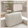 QIANMEW Couch Covers for Sectional Sofa Washable Stretch Soft Sofa Cushion Covers L Shape Sofa Slipcovers Anti Slip Furniture Decor Protector for Pets 1PC Back Couch CoverIvory