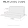 ANARACHON Leather Look RV Dinette Cushion Covers Stretch Camper Cushion Slipcovers for Travel Trailer Couch RV Booth Seat Replacement Camper Sofa Chair Protector 1 Backrest Cover 1 Bench CoverChocolat