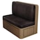 ANARACHON Leather Look RV Dinette Cushion Covers Stretch Camper Cushion Slipcovers for Travel Trailer Couch RV Booth Seat Replacement Camper Sofa Chair Protector 1 Backrest Cover 1 Bench CoverChocolat