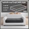 QIANMEW Couch Covers for Sectional Sofa Washable Stretch Soft Sofa Cushion Covers L Shape Sofa Slipcovers Anti Slip Furniture Decor Protector for Pets 1PC Loveseat Cushion CoverDark Gray