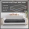 QIANMEW Couch Covers for Sectional Sofa Washable Stretch Soft Sofa Cushion Covers L Shape Sofa Slipcovers Anti Slip Furniture Decor Protector for Pets 1PC X Large Sofa CoverDark Gray