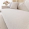 Aucrovee Soft Waterproof Chenille Cover Washable Non Slip Sectional Sofa Covers for 3 Cushion Couch Sofa L Sharped Sofa Slipcover for Pets Furniture Protector 1 PCS 36x82 White