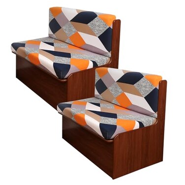 KRFOONN RV Dinette Cushion Covers Stretch Camper Cushions Cover Replacement Couch Cushion Slipcovers Washable Loveseat Slipcovers for Travel Trailer Couch Includes 2 Backrest Cover 2 Bench Cover 10