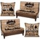 HunnmingRe 6 Pcs Rv Dinette Cushion Covers Stretch Washable Rv Dinette Cushion Covers Camper Accessories for Camper Car Bench 2 Pillowcase 2 Backrest and 2 Bench ReplacementMountain
