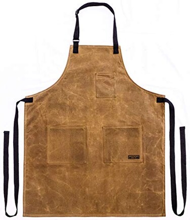 Readywares Waxed Canvas Grilling Apron Heavy Duty Chef Apron For Men and Women Versatile Durable and Looks Great