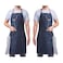 KOPADA KPD 2 Pack Blue Unisex Adjustable Bib Denim Apron for Family Chef Kitchen BBQ and StudioCooking Apron for Kitchen and Home
