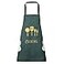 DILLMAN Women Kitchen Apron with Hand Wipe PocketsBig PocketHandwiping Waterproof for Cooking Baking GREEN