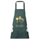 DILLMAN Women Kitchen Apron with Hand Wipe PocketsBig PocketHandwiping Waterproof for Cooking Baking GREEN