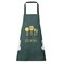 DILLMAN Women Kitchen Apron with Hand Wipe PocketsBig PocketHandwiping Waterproof for Cooking Baking GREEN