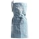 Jowcud Denim Apron With 5 Pockets for Cooking KitchensHairstylist Aprons for Women MenAdjustable Bib Jean Apron for Arts Gardening Cafes Bars Work