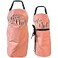 BASHOUT Mother Daughter Apron Set 2 pcs Mama Chef plus Mini Chef Matching Aprons Cooking Baking Adjustable Mom and Child Pink Aprons Mothers Day Christmas Mommy and Daughter Kitchen Aprons