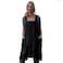 Larmliss Womens Pinafore Square Apron Baking Cooking Gardening Works Cross Back CottonLinen Blend Dress with 2 Pockets