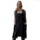 Larmliss Womens Pinafore Square Apron Baking Cooking Gardening Works Cross Back CottonLinen Blend Dress with 2 Pockets