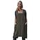 Larmliss Womens Pinafore Square Apron Baking Cooking Gardening Works Cross Back CottonLinen Blend Dress with 2 Pockets