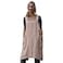 Larmliss Womens Pinafore Square Apron Baking Cooking Gardening Works Cross Back CottonLinen Blend Dress with 2 Pockets PinkL
