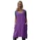 Larmliss Womens Pinafore Square Apron Baking Cooking Gardening Works Cross Back CottonLinen Blend Dress with 2 Pockets PurpleM