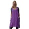 Larmliss Womens Pinafore Square Apron Baking Cooking Gardening Works Cross Back CottonLinen Blend Dress with 2 Pockets PurpleM