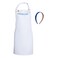 VOREAD White Apron for Halloween Costume with Button Nametag and Headband White