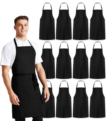 Avalon Kitchen black apron for women black aprons bulk chef apron for men grilling aprons for men