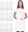 Utopia Kitchen 10 Pack Bib Apron Unisex Adjustable Aprons with 2 Pockets Waterdrop Resistant Cooking Kitchen Chef Apron for Men Women