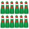 Handepo 12 Sets Christmas Apron and Hat Christmas Elf Costume Kit for Adults Women Cosplay Kitchen Xmas HolidayGreenSimple