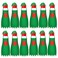 Handepo 12 Sets Christmas Apron and Hat Christmas Elf Costume Kit for Adults Women Cosplay Kitchen Xmas HolidayGreenSimple