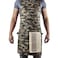 Asaya Chef BBQ Apron with Pockets Cross Back Canvas Cooking Apron for Women and Men Adjustable Work Grilling Aprons with Pocket Bottle Opener and Hand Towel 10oz Cotton Canvas Camo