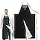 Potterhyme Reusable Full Coverage Waterproof Pottery Apron Split Leg 100 Lined Polyester Apron For Men Women For Ceramic Wheel Throwing Woodturning Painting and Clay or Tattoo Artists