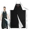 Potterhyme Reusable Full Coverage Waterproof Pottery Apron Split Leg 100 Lined Polyester Apron For Men Women For Ceramic Wheel Throwing Woodturning Painting and Clay or Tattoo Artists