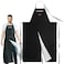 Potterhyme Reusable Full Coverage Waterproof Pottery Apron Split Leg 100 Lined Polyester Apron For Men Women For Ceramic Wheel Throwing Woodturning Painting and Clay or Tattoo Artists