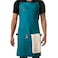Asaya Chef BBQ Apron with Pockets Cross Back Canvas Cooking Apron for Women and Men Adjustable Work Grilling Aprons with Pocket Bottle Opener and Hand Towel 10oz Cotton Canvas BlueGreen