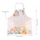 DILLMAN 2 Pack Floral Aprons with Pocket Blooming Womens Aprons Waterproof Adjustable Cooking Aprons for Kitchen Gardening and Salon 2Pack A