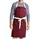 hedleybennett hedley bennett Essential Apron Professional Chef Apron with Pockets Kitchen Apron for Men Grilling Apron Chef Aprons for Men Apron for Women 12oz 100 Cotton Canvas Fabric House Red