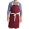 hedleybennett hedley bennett Essential Apron Professional Chef Apron with Pockets Kitchen Apron for Men Grilling Apron Chef Aprons for Men Apron for Women 12oz 100 Cotton Canvas Fabric House Red