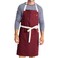 hedleybennett hedley bennett Essential Apron Professional Chef Apron with Pockets Kitchen Apron for Men Grilling Apron Chef Aprons for Men Apron for Women 12oz 100 Cotton Canvas Fabric House Red