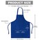 Tarpop 24 Pack Bib Aprons Unisex Commercial Apron Resistant Apron Kitchen BBQ Crafting Aprons for Women Men Chef Royal Blue