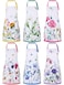 Bencailor 6 Pcs Summer Kitchen Floral Aprons with Pockets Flowers Butterfly Sunflower Wildflowers Aprons Bulk for Women