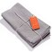 Caldo Linen Dinner Napkins Soft and Durable Cloth 4 Pack 20x20 inch Grey