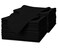 Avalon Kitchen Black Cloth Napkins Bulk Pack of 24 100 Polyester Dinner Linen Napkins Cloth Washable Reusable Durable with Hemmed Edges Ideal for Parties and Weddings 17x17 Inches