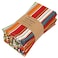 Ruvanti Cloth Napkins Set of 6 18x18 Inches 100 Cotton Washable Soft Absorbent Perfect for Wedding Christmas Thanksgiving Dinners Multi Stripes