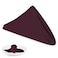 PLOYMONO Burgundy Heavy Duty Cloth Napkins 17 x 17 Inch Solid Washable Polyester Dinner Napkins Set of 8 Napkins with Hemmed Edges Great for Weddings Parties Banquets Dinner More