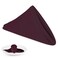 PLOYMONO Burgundy Heavy Duty Cloth Napkins 17 x 17 Inch Solid Washable Polyester Dinner Napkins Set of 8 Napkins with Hemmed Edges Great for Weddings Parties Banquets Dinner More