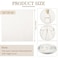 Preboun 24 Pcs Fringe Napkins Bulk Cloth Cotton Soft 17 x 17 Inch Rustic Reusable Washable Festive Square Table Napkins with Fringe for Parties Wedding Restaurant Table AccessoryWhite