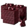 VACVELT Burgundy Satin Napkins 100 Pack 17x17 Inch Square Wedding Napkins Satin Fabric Luxury Reusable Machine Washable