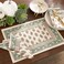 Elrene Home Fashions Nomad Harvest Block Print FallThanksgiving Cloth Dinner Napkins 17x17 Set of 4