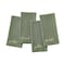 Elrene Home Fashions Harvest Fall Sentiment Embroidered Napkins Set of 4 17x17 Green